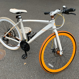 ドッペルギャンガー D17 オレンジ✕白 千葉県佐倉市 自転車 千葉県佐倉市