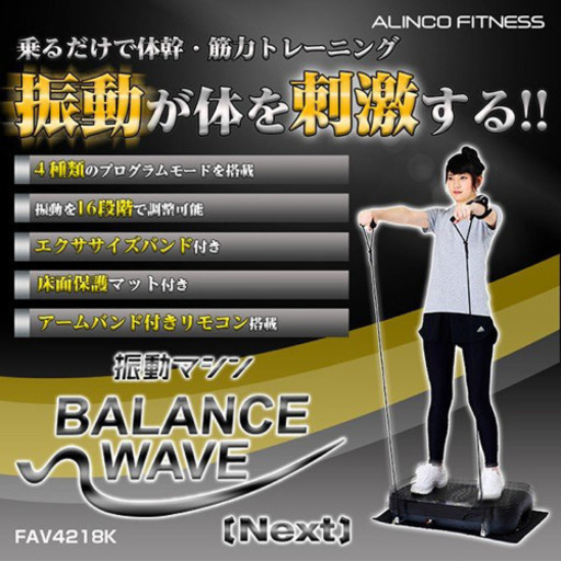美品！ALINCO FITNESS balance wave