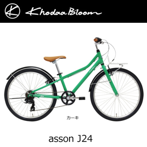 アウトレットモデル　コーダーブルーム　assonJ24　ジュニアモデル　24インチ　　グリーン 　処分特価
