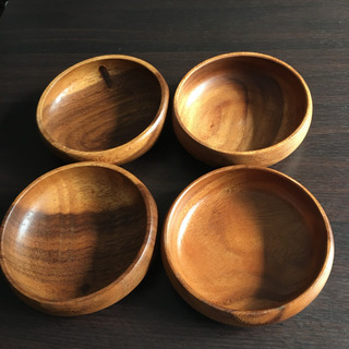 木の皿未使用品