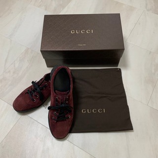 値引きしました！ GUCCIのスェードの革靴売ります。