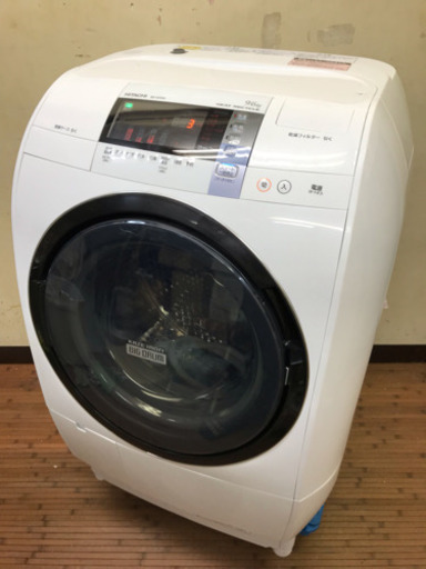 日立 ドラム式洗濯乾燥機 BD-V5700L ビッグドラム 洗濯9.0kg 乾燥6.0kg 動作OK美品 2014