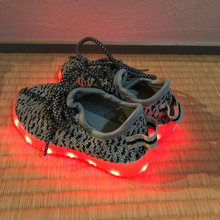 7色LED 光る靴 キッズ　16cm