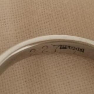 pt900 オパールとダイヤリング