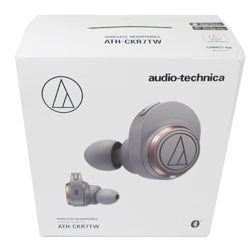 audio-technica オーディオテクニカ ワイヤレス Bluetoothイヤホン グレー ATH-CKR7TW-GY