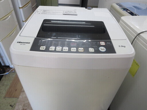 ハイセンス洗濯機5.5キロ　2017年製