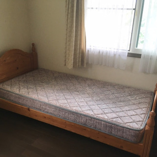 フランスベッドマットレス付 シングルベッド