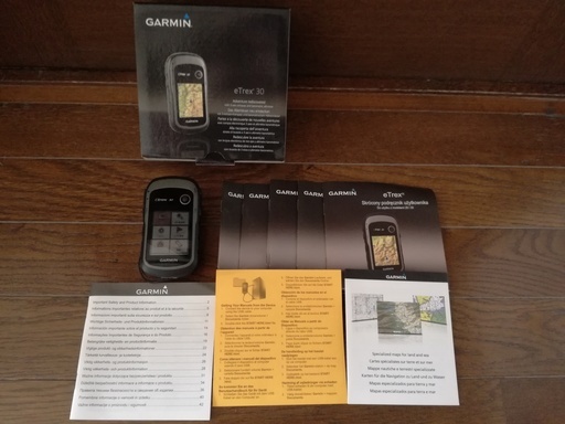 garmin etrex30 ハンディgps 登山　自転車　ガーミン　日本語メニュー