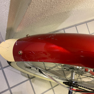 cavallo ビーチクルーザー26インチ レッド