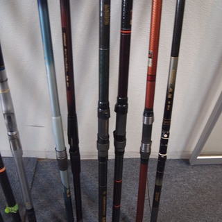 釣竿１０本セット　ケース（ダイワ）つき