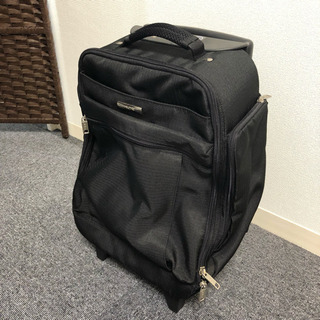 旅行バッグ 布張り スーツケース ショッピングカート ブラック
