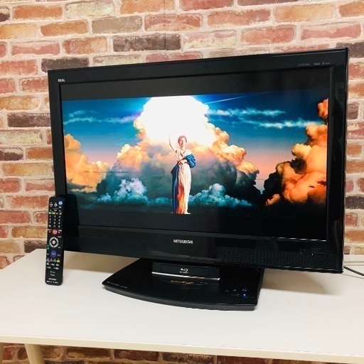 即日受渡可‍♀️ 三菱 32V型 液晶テレビ Blu-ray HDD内蔵 16000円