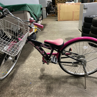 子供用　自転車　24インチ　ピンク