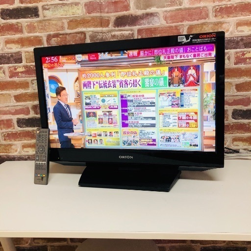 即日受渡可‍♀️ ORION 26V型 液晶テレビ 外付けUSB HDD対応 7000円