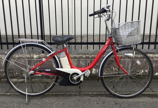 お得★ヤマハPAS電動アシスト自転車 PAS 3段変速・26インチ・充電器付