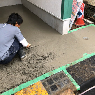 駐車場コンクリート&ブロックフェンス工事致します。所沢市 − 埼玉県