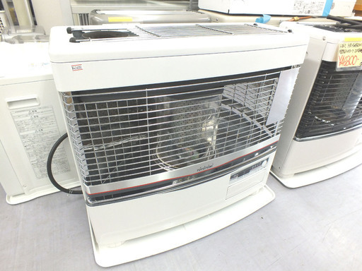 トヨトミ  煙突ストーブ 半密閉式石油ストーブ 木17畳 コ23畳 HR-650F 2017年 17年製 ホワイト 分解整備済 札幌市手稲区