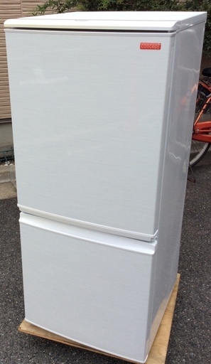 【RKGRE-156】特価！シャープ/137L 2ドア冷凍冷蔵庫/SJ-C14X-W/中古品/2013年製/