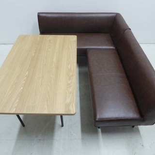 美品 unico ウニコ DINN ダイニングテーブル ダイニングソファ 3点セット