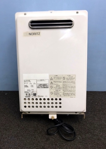 ⑨　NORITZ ノーリツ 都市ガス用 給湯器 ecoジョーズ GQ-2037WS ☆ 2008年製