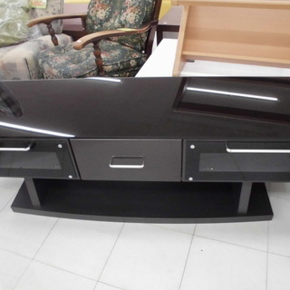 テレビボード AVボード テレビ台 幅150cm ブラック 苫小牧西店