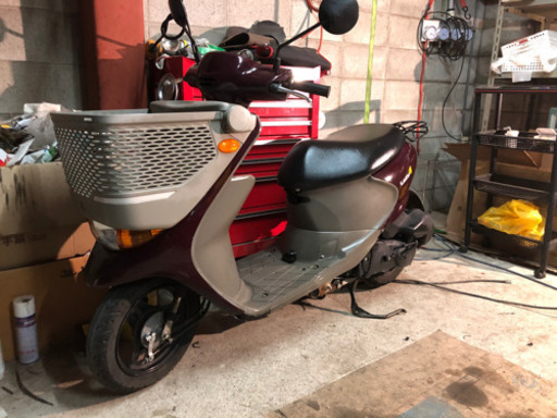 ☆安心の点検軽整備☆スズキ レッツ4バスケット CA43A☆バッテリ新品等