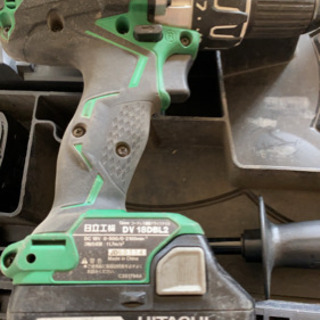 日立工機18v13ミリコードレス振動ドライバドリルDV 18DBL2