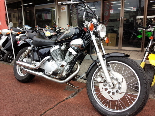 NO.2927　ＸＶ２５０ビラーゴ　空冷Ｖツイン２５０ｃｃ　ＥＴＣ付き　ブラック＆グレー　☆彡