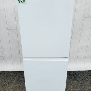 420番 AQUA ✨ノンフロン冷凍冷蔵庫❄️AQR-16F(W)‼️