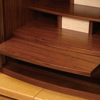 新品　日本製仏壇　18号　ウォールナット　LED照明付き