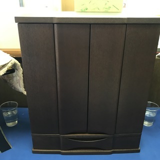 新品　小型上置き仏壇　16号　内部照明付き　引出付き　H49×W41×D29　奥行浅いので設置スペースに悩まなくていいです。