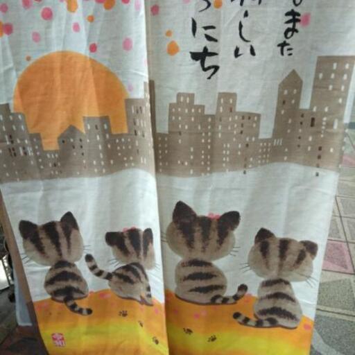 のれん ねこ
