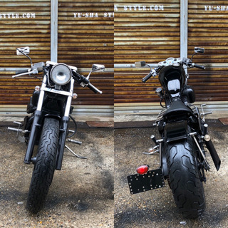 スティード400 実動！セル1発！アメリカン！セパハン！カスタム