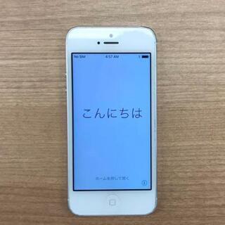 再値下げ↓【美品】iPhone 5 Silver, 16GB, ...