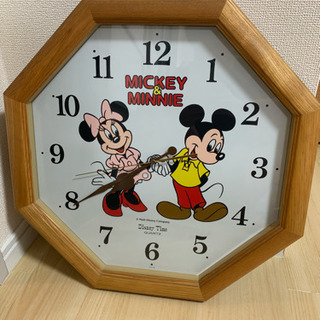 【取引者決定】ミッキー＆ミニー 壁掛け時計 