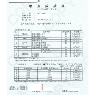 topcon トプコン トータルステーション GPT-2005 校正証明書付き 
