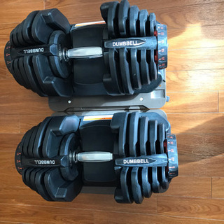 可変式ダンベル(40kg×2個セット)&インクラインベンチ&移動用キャスター