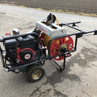 SOLD OUT】共立 自走キャリーセット動噴 VSC3550G 動力噴霧機 SP355