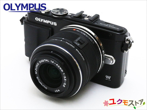 OLYMPUS PEN Lite E-PL5 レンズキット ブラック M.ZUIKO DIGITAL 14-42mm F3.5-5.6 ミラーレス一眼レフカメラ 動作確認済