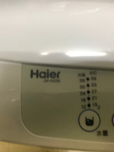洗濯機　haier JW-K42M  美品