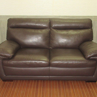 stp-0017　 ソファー　2人掛け　ダークブラウン　二人掛け　レザー調　家具　リビング　茶　三人掛け　3人掛け stp-0017 ソファー 2人掛け ダークブラウン 二人掛け レザー調 家具