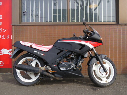 HONDA VT250F MC15 ホンダ 250cc 12581km ブラック パーツ取り 部品取り車 ベース車 バイク 札幌発