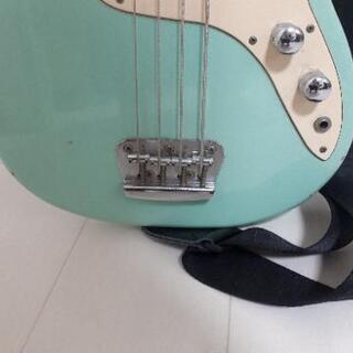 ベース Squire by Fender bass musicmaster レフティー改造