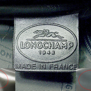 ロンシャン Longchamp ロゾ トートバッグ グレー レザー