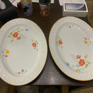 【無料】洋物皿2枚　大皿