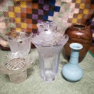 クリスタルガラス花瓶