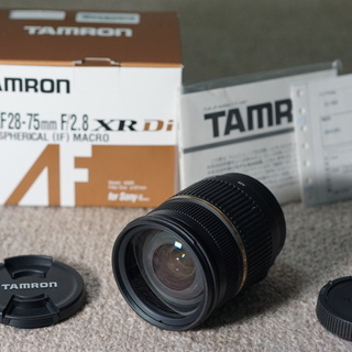 TAMRON SP AF28-75mm F/2.8 XR Di SONY Aマウント用レンズ譲ります。