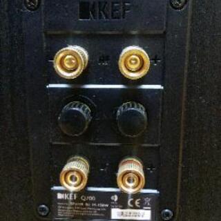 KEF Q700 バージョンアップ(オークブラック)ペア 定価18万 スピーカー