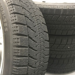 127-1ブリヂストンVRX 155/65R14 14×4.5J +45 ダイハツ純正アルミホイール