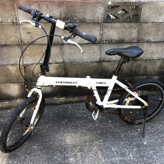 【中古】シマノ　シボレー　20インチ 変速付き　折り畳み自転車